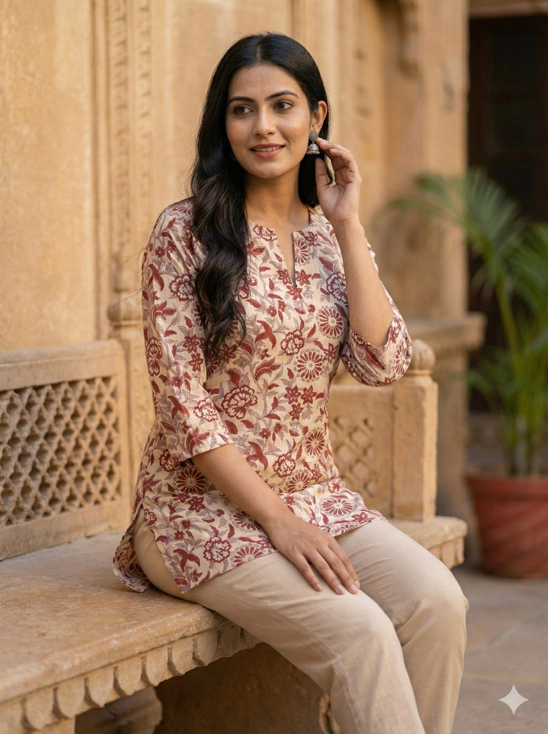 Sugandha Bloom Kurti