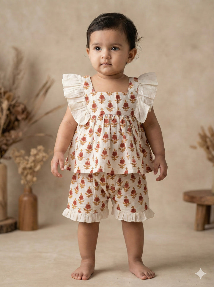 Blossom Ruffle Baby Co-ord Set