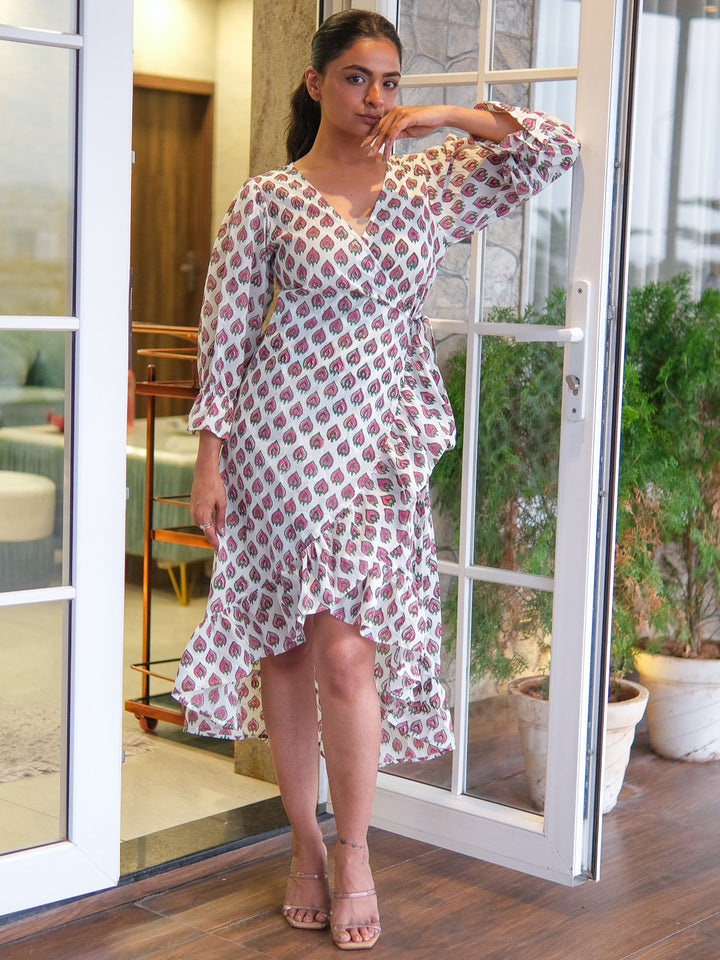 indu wrap dress