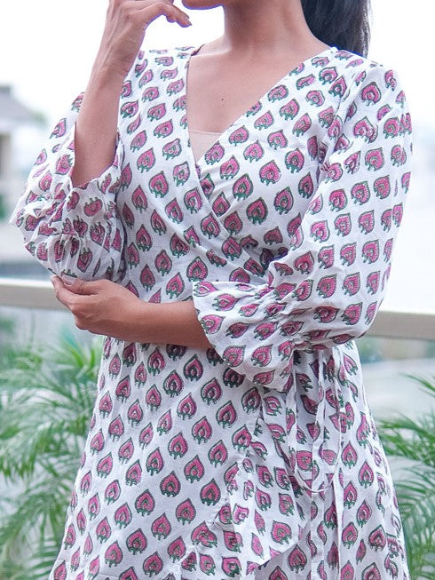 indu wrap dress