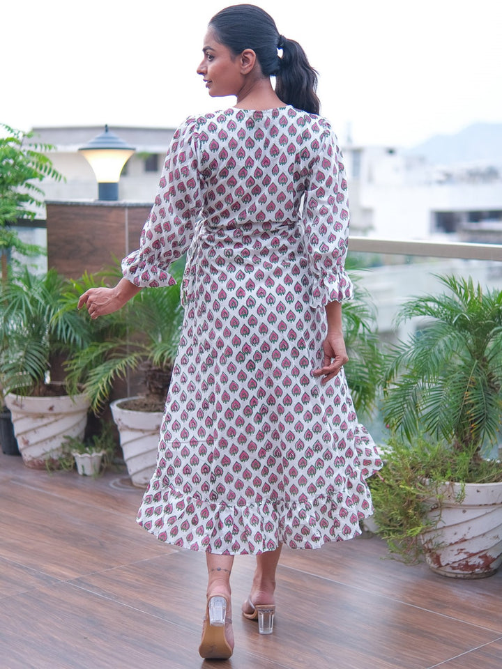 indu wrap dress