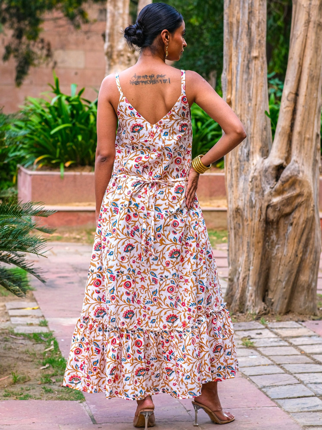 inaya maxi dress Inaya Satin Maxi Dress - Hunter