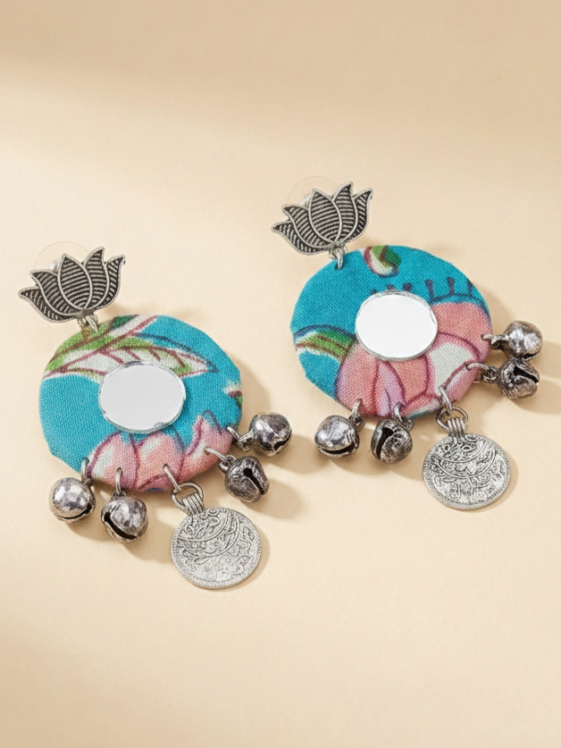 Gulnaar Mirrorwork Fabric Jewellery Set