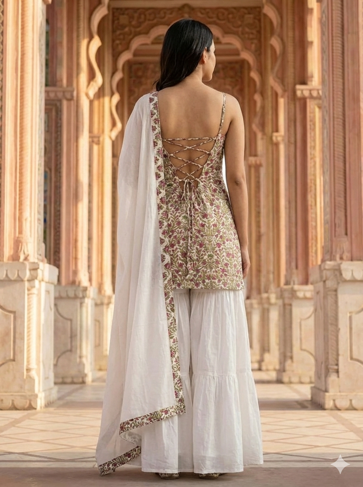 Jagrati Kurta Palazzo Set