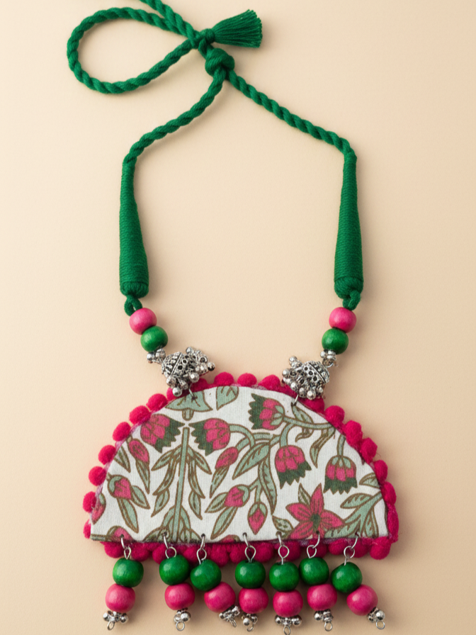 Aarohi Floral Boho Necklace