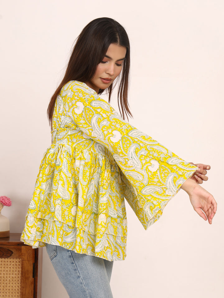 Sunira  Paisley  Top