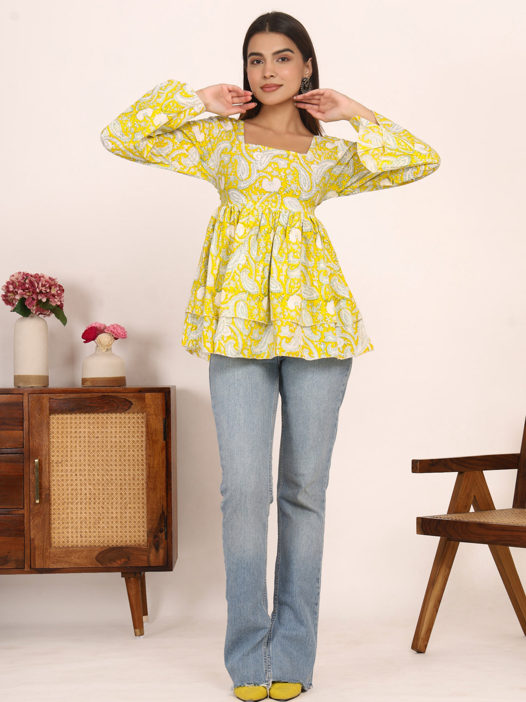 Sunira  Paisley  Top