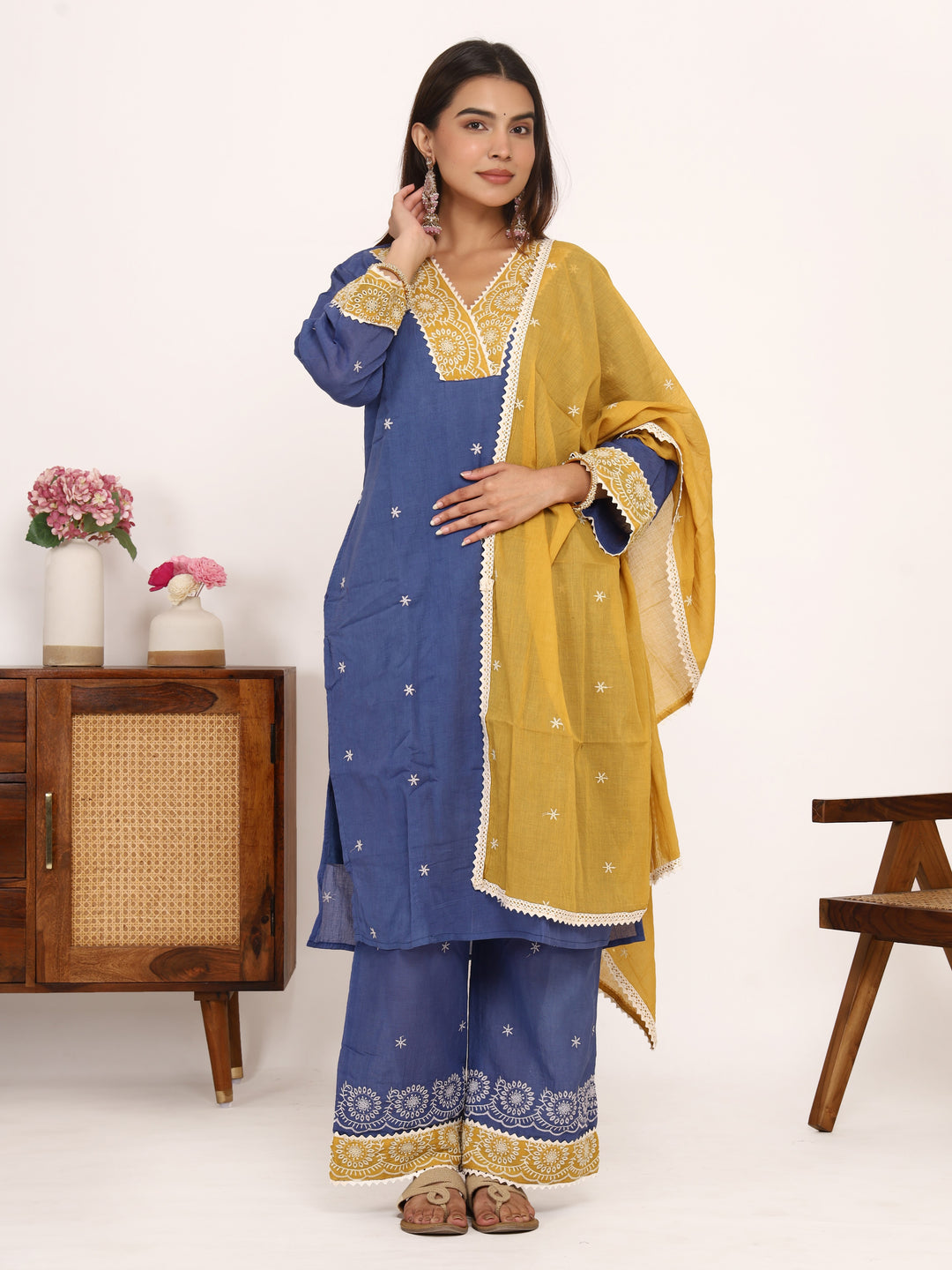 Neelika Cotton Kurta Set