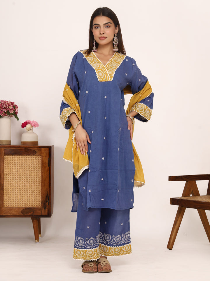 Neelika Cotton Kurta Set