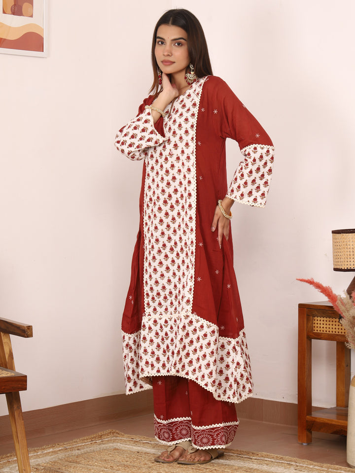 Rudra Handblock Printed  Set