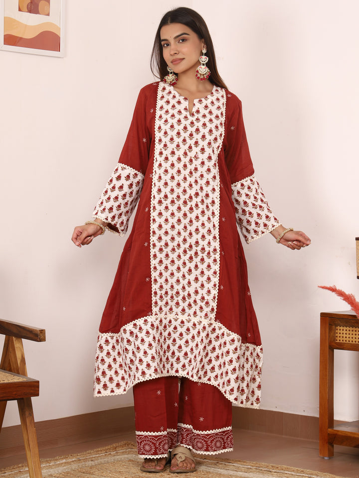 Rudra Handblock Printed  Set