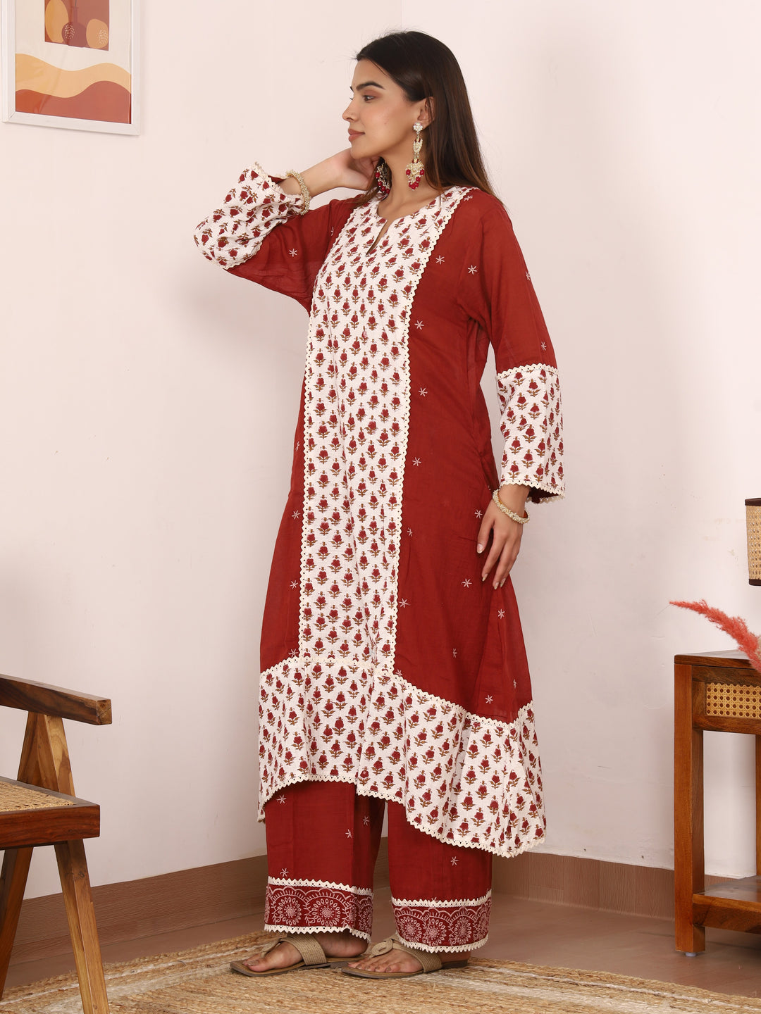 Rudra Handblock Printed  Set